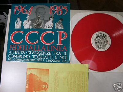 CCCP Affinità Divergenze LP - Vinile rosso originale -  auction details