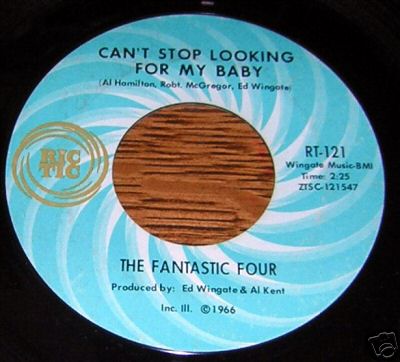 Fantastic Four NORTHERN SOUL 45 Cant Stop Looking for M