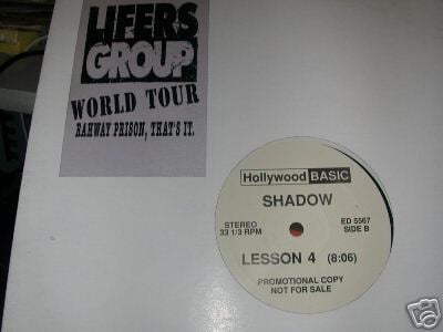D J SHADOW LESSON 4 ORIGINAL WITH COVER  MINT