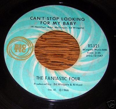 Fantastic Four NORTHERN SOUL 45 Cant Stop Looking For M