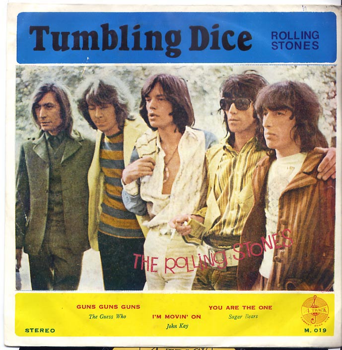 THE ROLLING STONES "TUMBLING DICE" THAI EP THAILAND PS