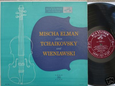 Mischa Elman - Tchaikovsky/Wieniawski RCA NM