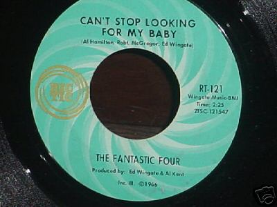 FANTASTIC FOUR Can't Stop Looking NORTHERN SOUL 45 ORIG