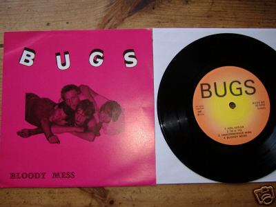 Bugs - 4 Track 7" 1979  KBD Punk  Anti Cimex