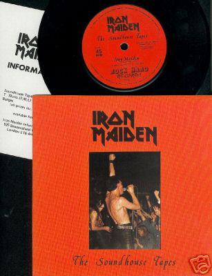 THE SOUNDHOUSE TAPES BLACK VINYL 7" EP RARO Iron Maiden