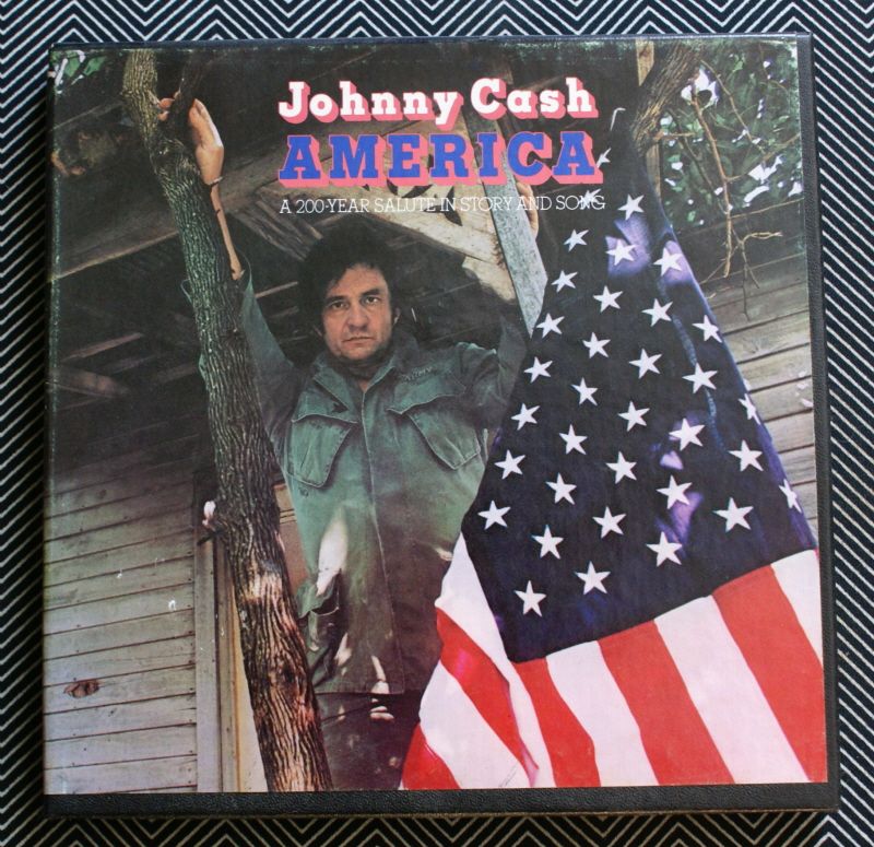  Vintage JOHNNY CASH America Reel To Reel Tape RARE