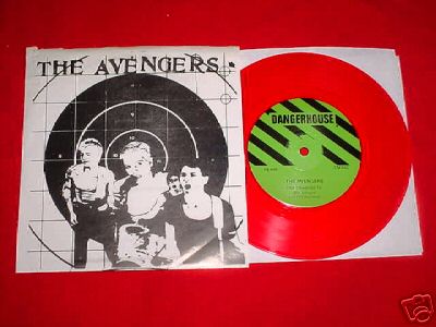 AVENGERS We Are The One 7" RED VINYL punk DANGERHOUSE
