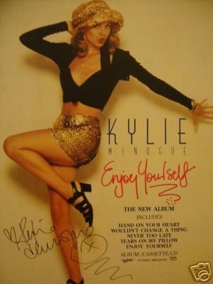 KYLIE MINOGUE AUTOGRAPHED SIGNED A4 PP POSTER PHOTO 3 