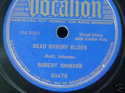 VOCALION 78 RPM DISC VICTROLA RECORD. ROBERT JOHNSON