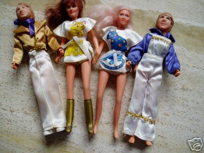 Onderzoek het D.w.z Jonge dame popsike.com - Abba Dolls 1970's set of 4 Frida Benny Agnetha Bjorn -  auction details