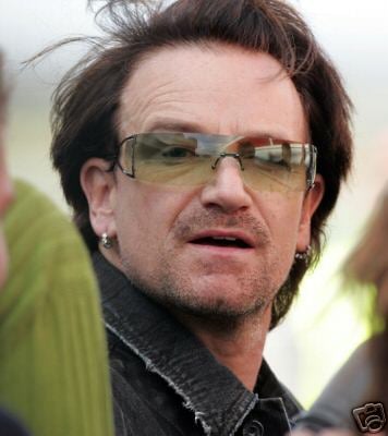  - Bono U2 Sunglasses-Lunette EMPORIO ARMANI 9285/S RED -  auction details