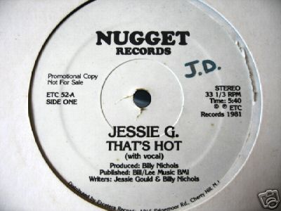 JESSIE G. - THAT'S HOT (Rare WL Promo)