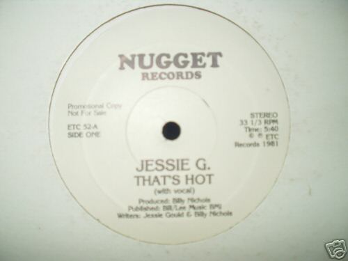JESSIE G. - THAT'S HOT (EXCELLENT PLUS) *LISTEN* PROMO
