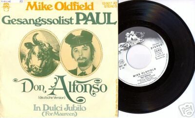 MIKE OLDFIELD: Don Alfonso (German Version) 7'' SINGLE