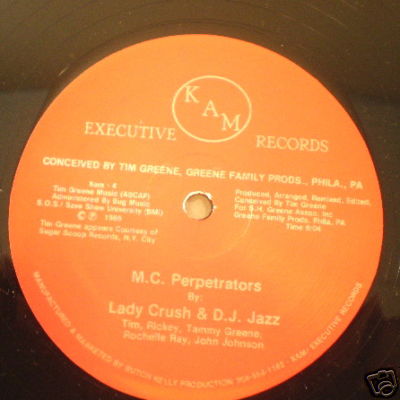 12” HEAR Lady Crush D.J. Jazz KAM 4 M C Perpetratrators