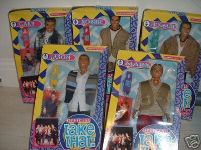 all 5 take that dolls perfect condition. incl robbie