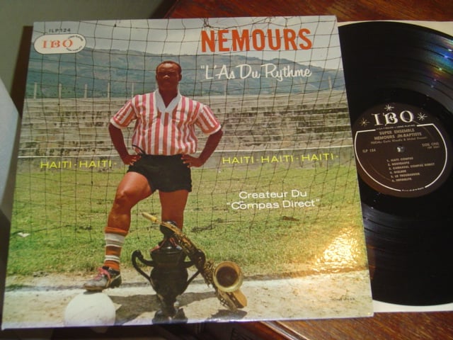 popsike.com - NEMOURS JEAN-BAPTISTE -64 RARE HAITI LP Football cover -  auction details