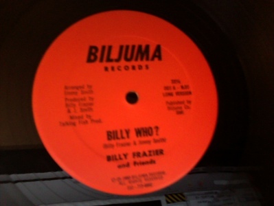 BILLY FRAZIER - BILLY WHO? - USA BUJIMA 12"