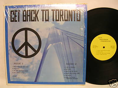 Beatles Get Back To Toronto Orig. Let It Be LP RARE