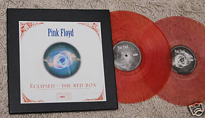 PINK FLOYD:2LPs-ECLIPSED RED BOX-SOLO 100 COPIE (N:9)++