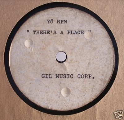 BEATLES: There's A Place - 78 RPM acetate