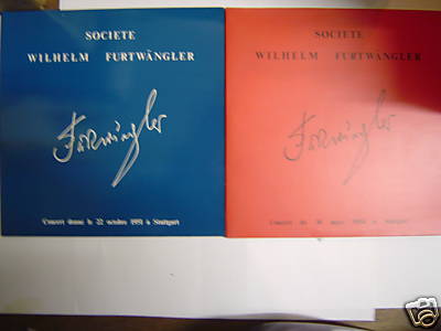 *Societe Wilhelm Furtwangler SWF 8301/32 + 8501 mint -*