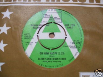 Blinky & Edwin Starr - Oh How Happy 1969 UK 45 TMG 720