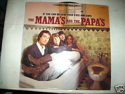 THE MAMAS AND THE PAPAS BANNED TOILET COVER LP DS-50006
