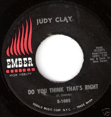 Judy Clay Do You Think That's Right Ember R&B Listen
