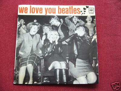 WE LOVE YOU BEATLES. Various Artists.  FRENCH EP.   EX+