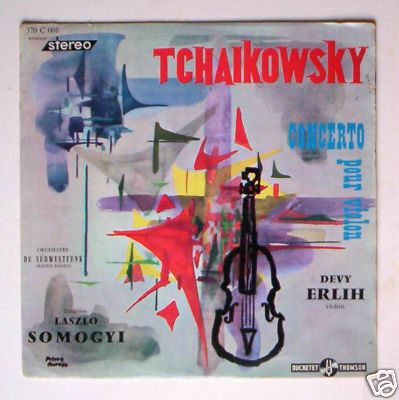 rare Devy ERLIH / Tchaikovsky.. - Ducretet stereo
