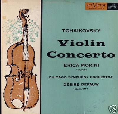 Erica Morini/Defauw TCHAIKOVSKY Concerto - RCA LBC-1061
