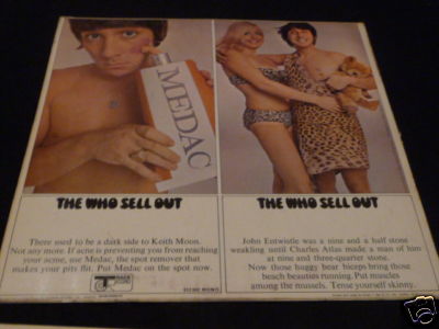 RARE UK THE WHO SELL OUT LP MONO 612 002 WITH POSTER 