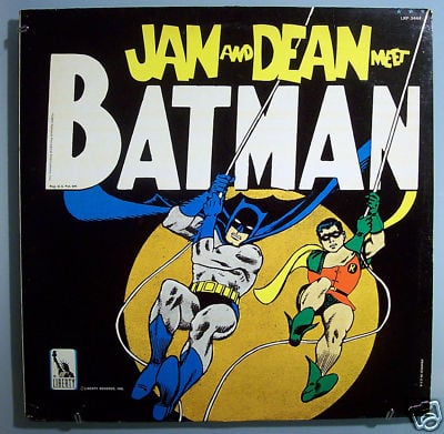 JAN & DEAN MEET BATMAN VERY RARE ORIG '66 MONO LP MINT