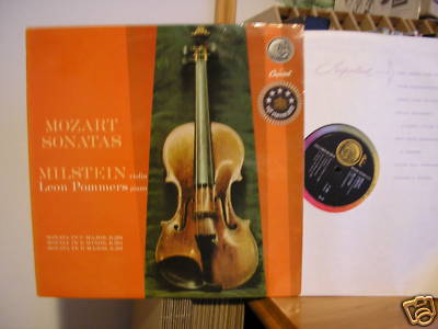 UK Capitol P 8452 Mozart sonatas, Pommers, Milstein