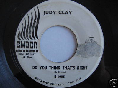 NORTHERN SOUL Judy Clay Do You Think That's Right EMBER