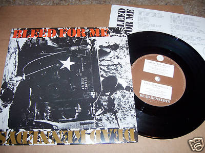 DEAD KENNEDYS - BLEED FOR ME 7" SIGNED ORIG PUNK RARE