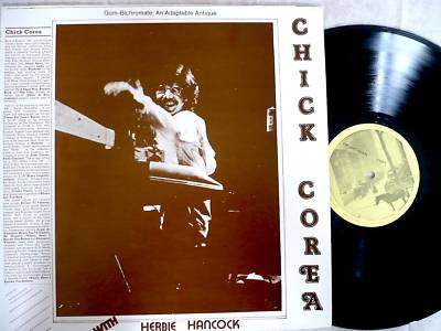 CHICK COREA w HERBIE HANCOCK RARE LIVE LP 75 no TMOQ