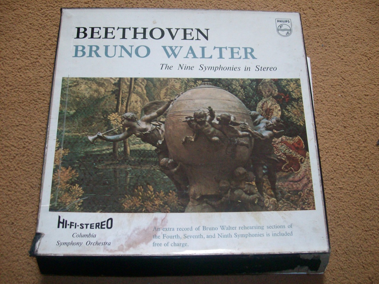 Beethoven Bruno Walter  The Nine Symphonies Philips TAS