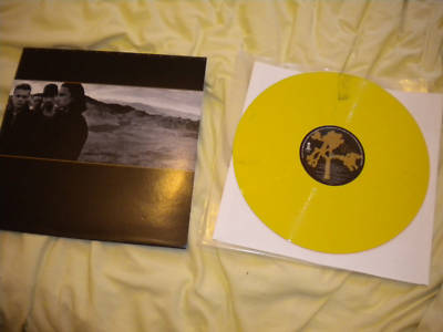popsike.com - U2 Joshua Tree Very Rare Yellow Vinyl LP - auction 