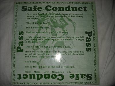 Neil Young 'SAFE CONDUCT PASS' 1989 Bootleg *RARE LP*