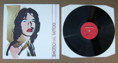 popsike.com - Rolling Stones LP "Emotional Tattoo" Andy Warhol Cover - auction details
