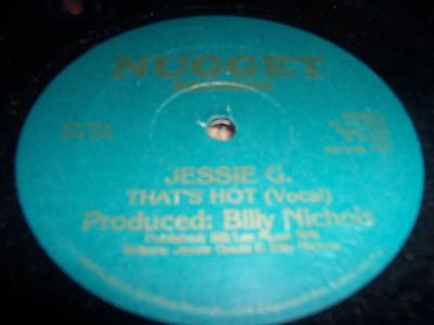 Jessie G.-That's Hot-Nugget 12"-Rare Disco/Boogie/Funk