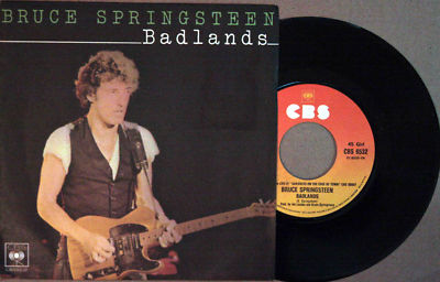 BRUCE SPRINGSTEEN-Badlands/Streets of fire 7" ITALY '78