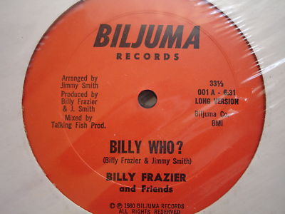BILLY FRAZIER Billy Who BIJUMA DEEP DISCO 12" SEALED OG