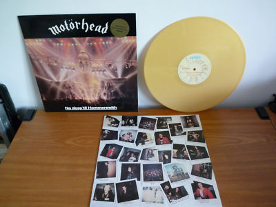 Motorhead Signed By Lemmy And Phil No Sleep 'til Hammersmith Ltd Ed Gold 1981 