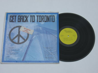 THE BEATLES Get Back To Toronto LP on I.P.F RARE