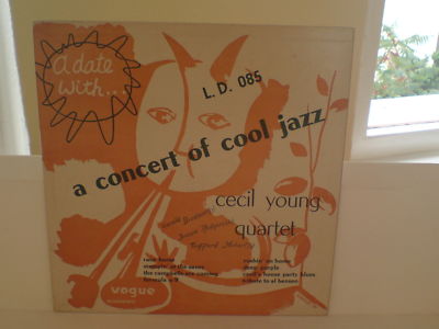 10" - THE CECIL YOUNG QUARTET -CONCERT OF COOL JAZZ- FR