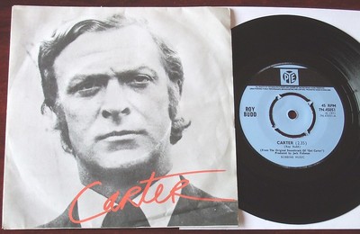 ROY BUDD CARTER GET CARTER UK SOUNDTRACK 7" SINGLE PYE MICHAEL CAINE COVER NM