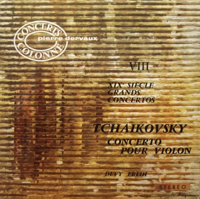 Erlih: Tchaikovsky Violin Concerto - Ducretet Thomson SCC 508 (stereo)